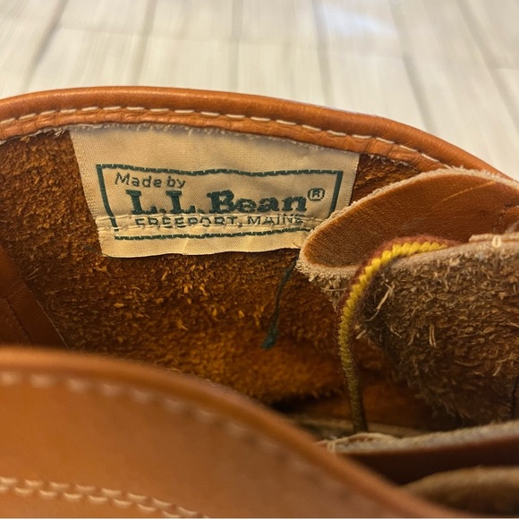 Vintage LL Bean Maine Hunting Leather Boots - Picture 3 of 5